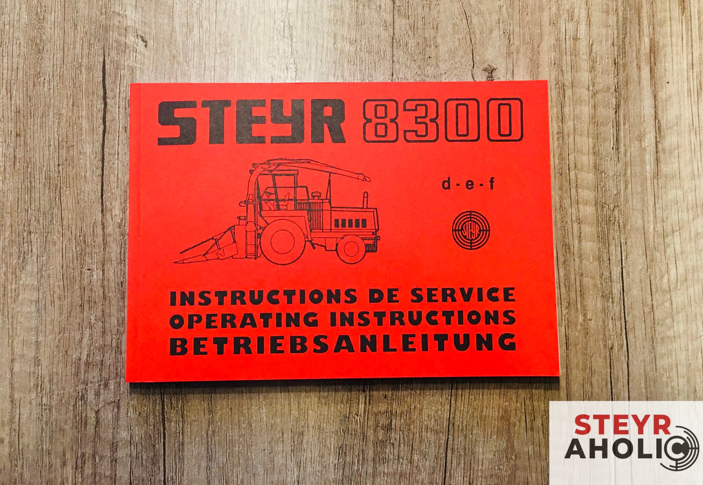 Betriebsanleitung Steyr 8300