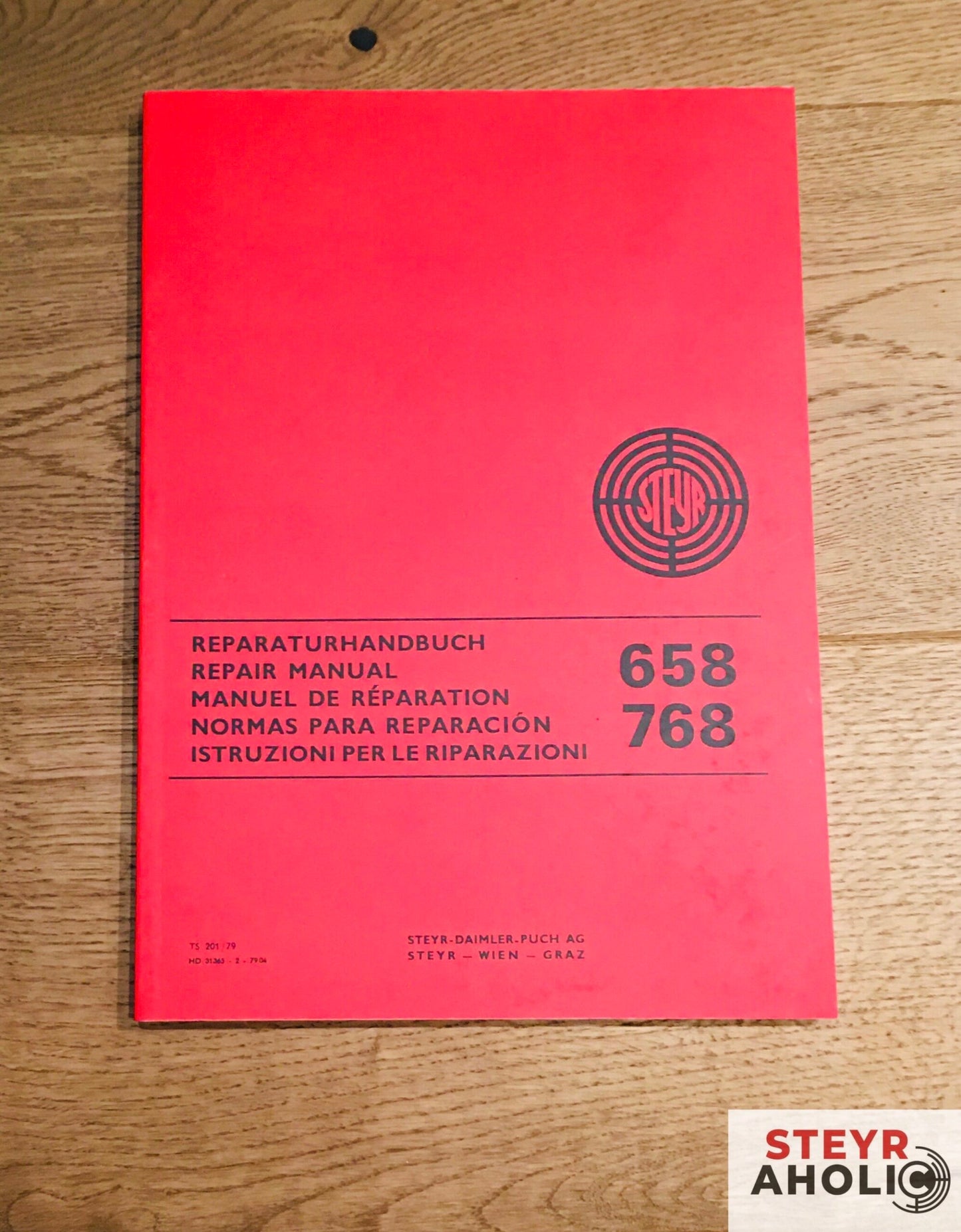 Reparaturhandbuch Steyr 658/768