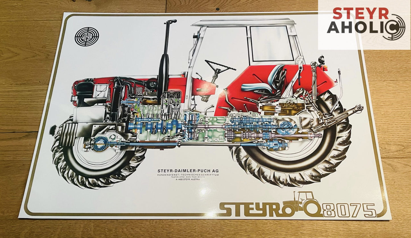 Steyr 8075 Poster