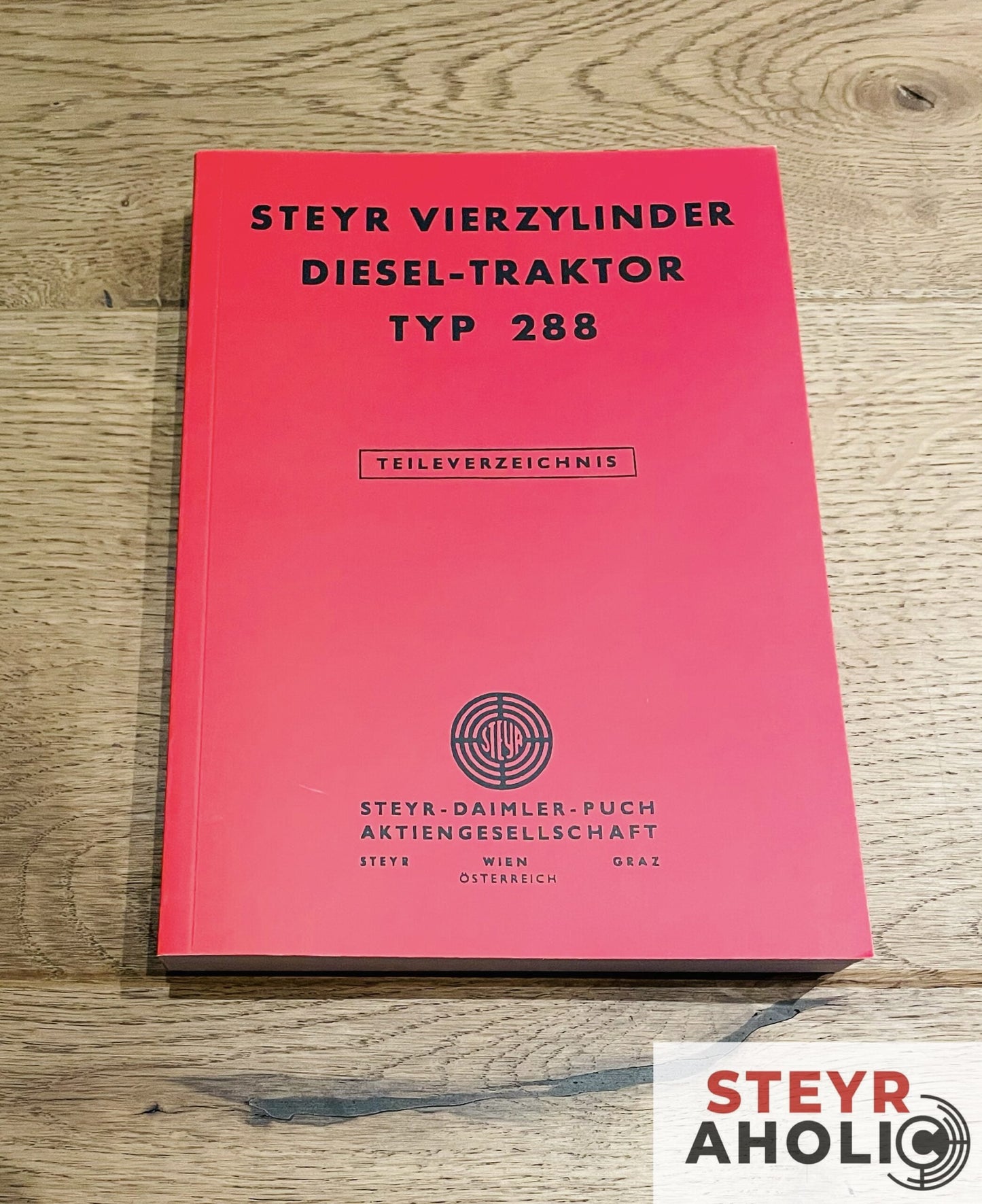 Steyr Teileverzeichnis für 288