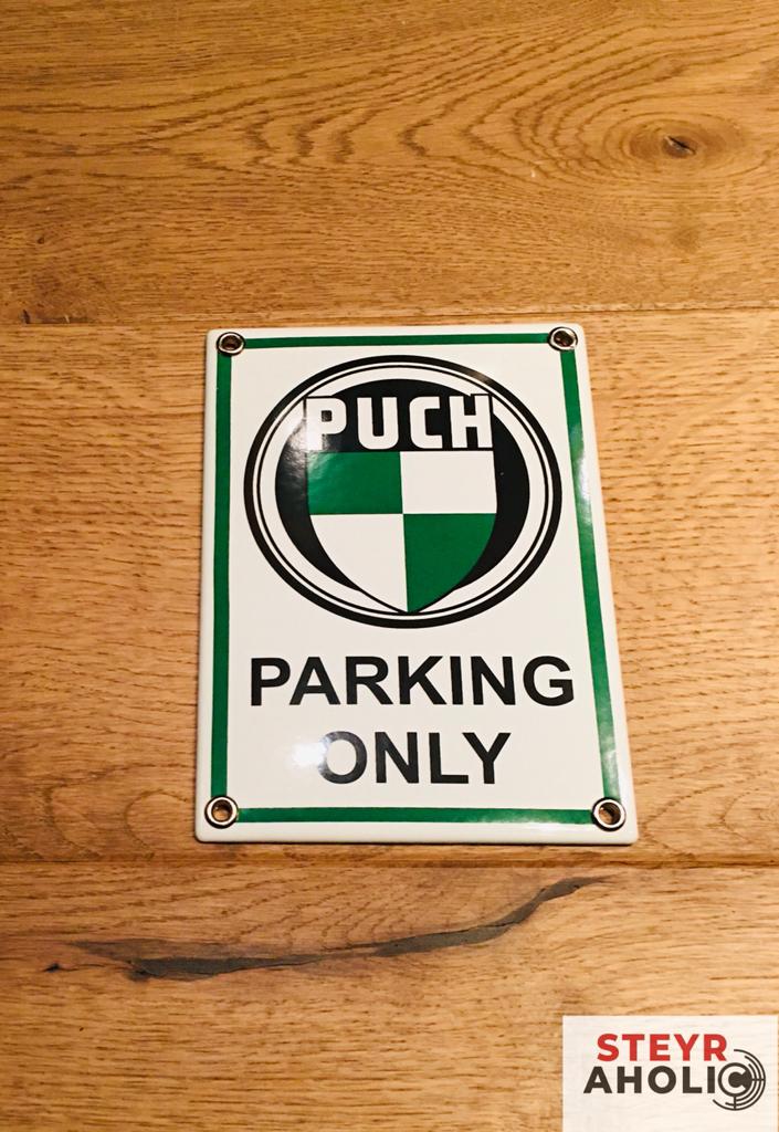 Puch Parking Only Emailschild